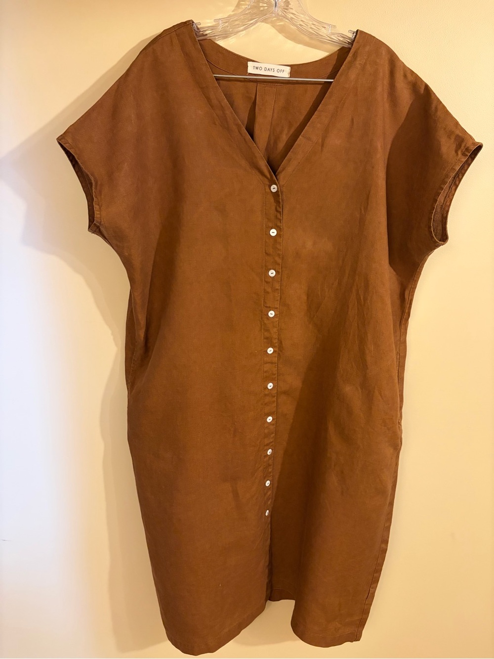 XXL Two Days Off Linen Dress